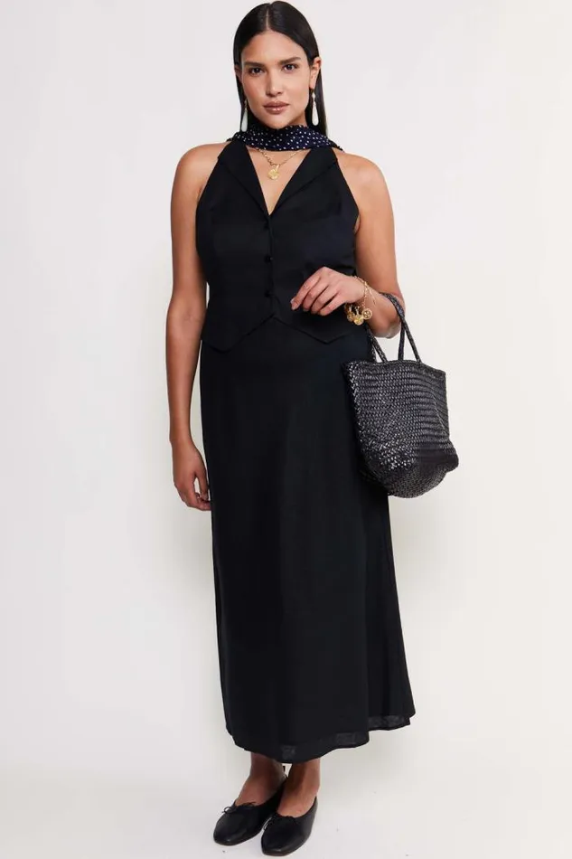 Rixo Dresses Women Kimmy Midi Dress Black