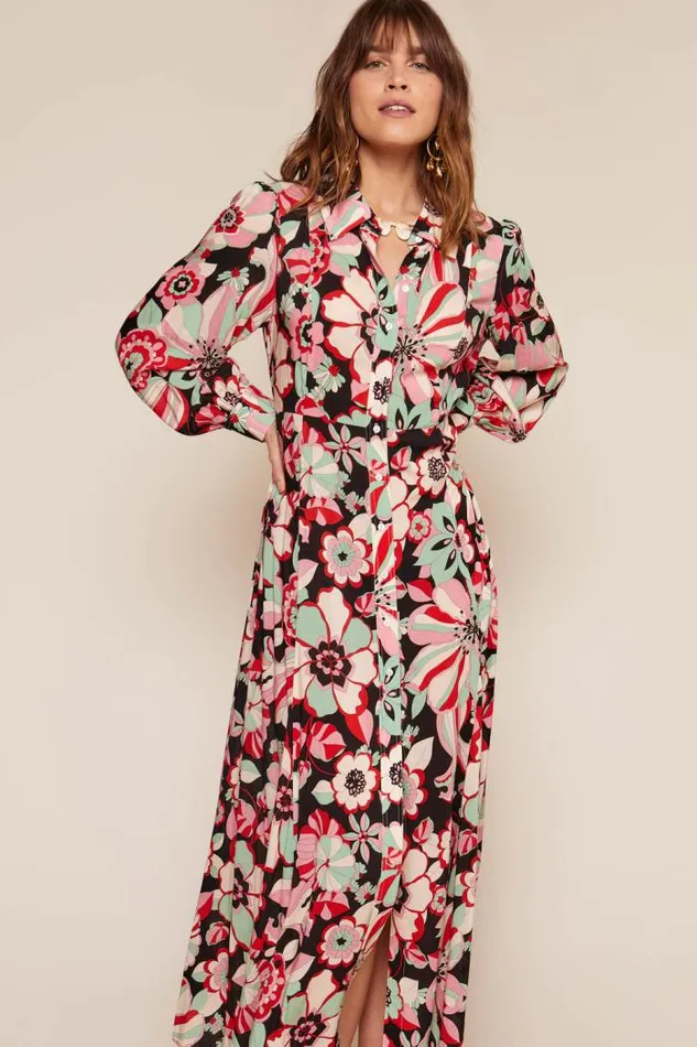 Rixo Dresses Women Maddison Shirt Dress Parisian Daisy Multi