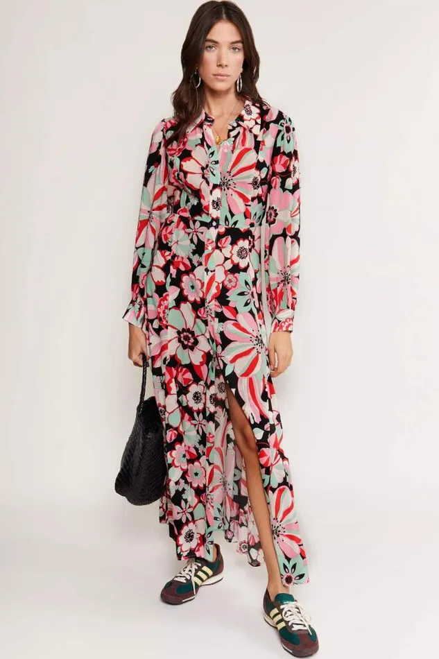 Rixo Dresses Women Maddison Shirt Dress Parisian Daisy Multi