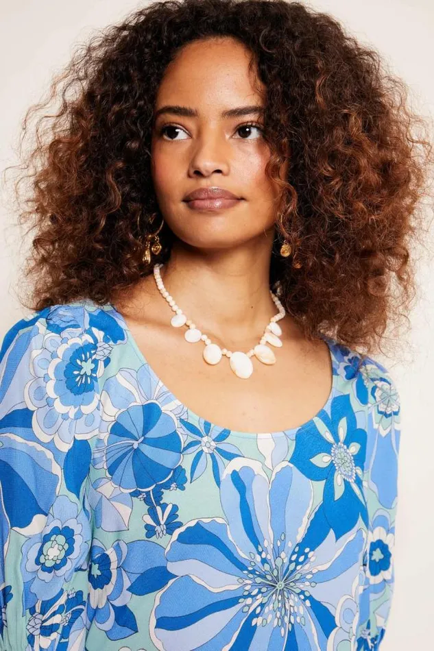 Rixo Dresses Women Oleander Midi Dress Miami Floral Mint
