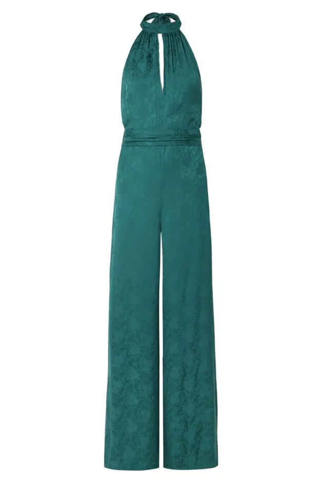 Rixo Dresses Women Rocky Jacquard Jumpsuit Blossom Jacquard Forest