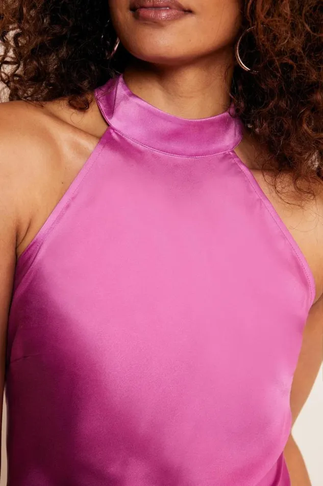 Rixo Dresses Women Savona Silk Gown Ombre Pink