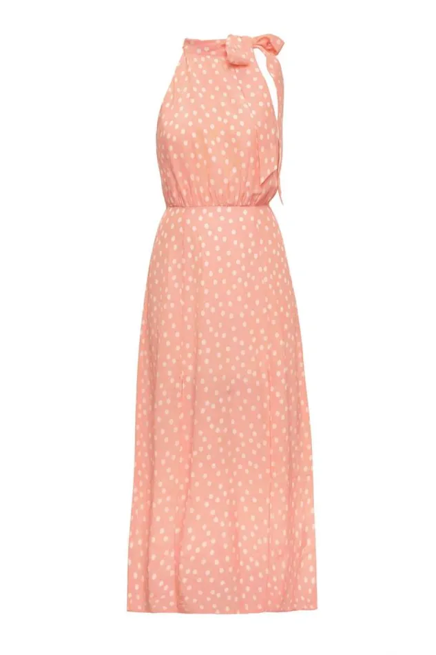Rixo Dresses Women Valerie Marilyn Spot Pink