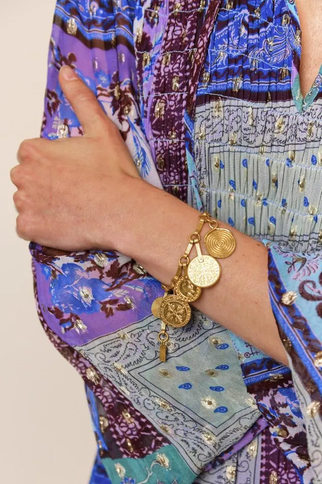 Rixo Jewellery Women Adie GoldPlated Bracelet Gold