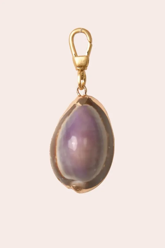 Rixo Jewellery Women Cowrie Charm Lavender