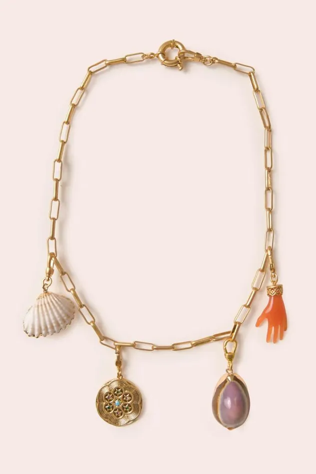 Rixo Jewellery Women Devine Necklace Gold