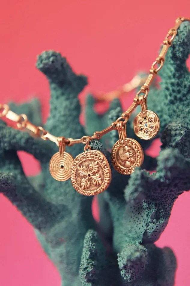 Rixo Jewellery Women Felice Necklace Gold