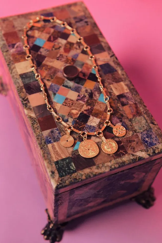 Rixo Jewellery Women Felice Necklace Gold