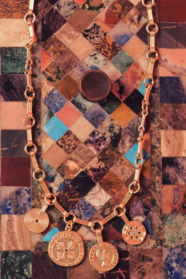 Rixo Jewellery Women Felice Necklace Gold