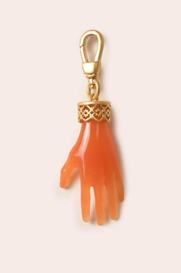 Rixo Jewellery Women Hand Charm Orange