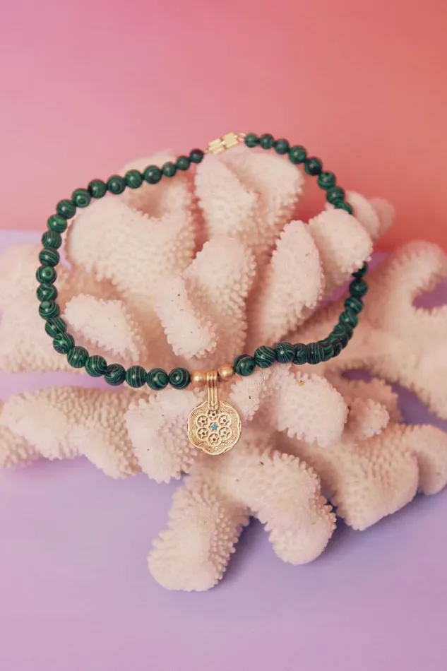 Rixo Jewellery Women Ischia Necklace Green