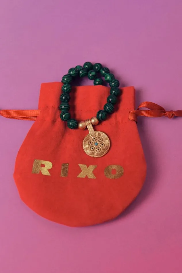 Rixo Jewellery Women Ischia Necklace Green