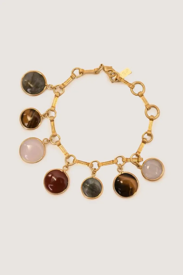Rixo Jewellery Women Kathini Bracelet Gold Tortoise