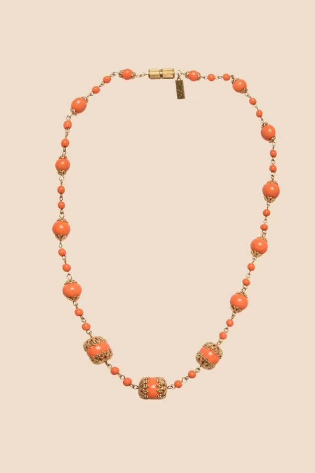 Rixo Jewellery Women Nala Necklace Orange