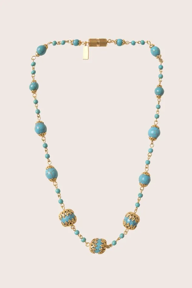 Rixo Jewellery Women Nala Necklace Turquoise