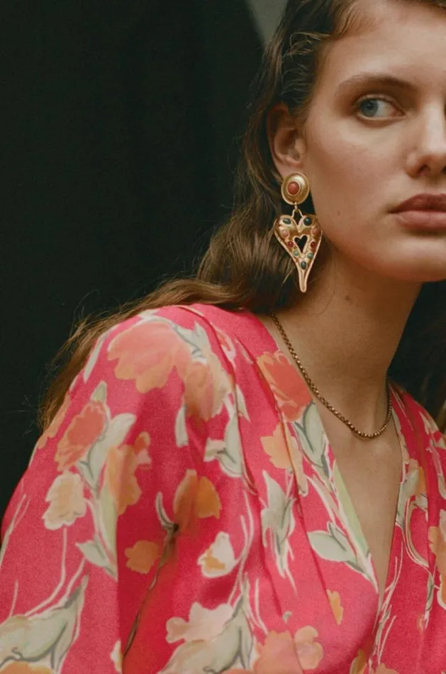 Rixo Jewellery Women Novalie Earrings Gold