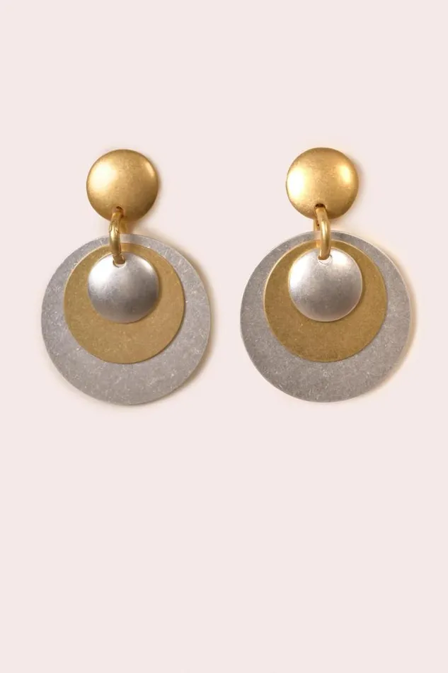 Rixo Jewellery Women Reke Convertible Earrings Silver Gold