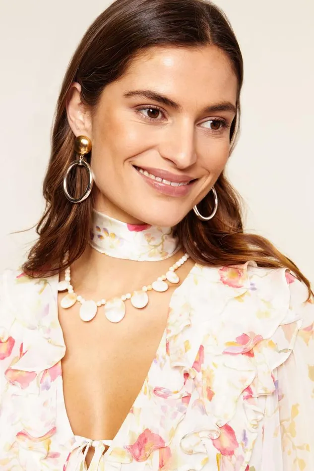 Rixo Jewellery Women Ruia Hoop Earrings Silver Gold
