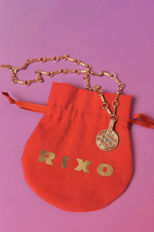 Rixo Jewellery Women Sol Pendant Gold