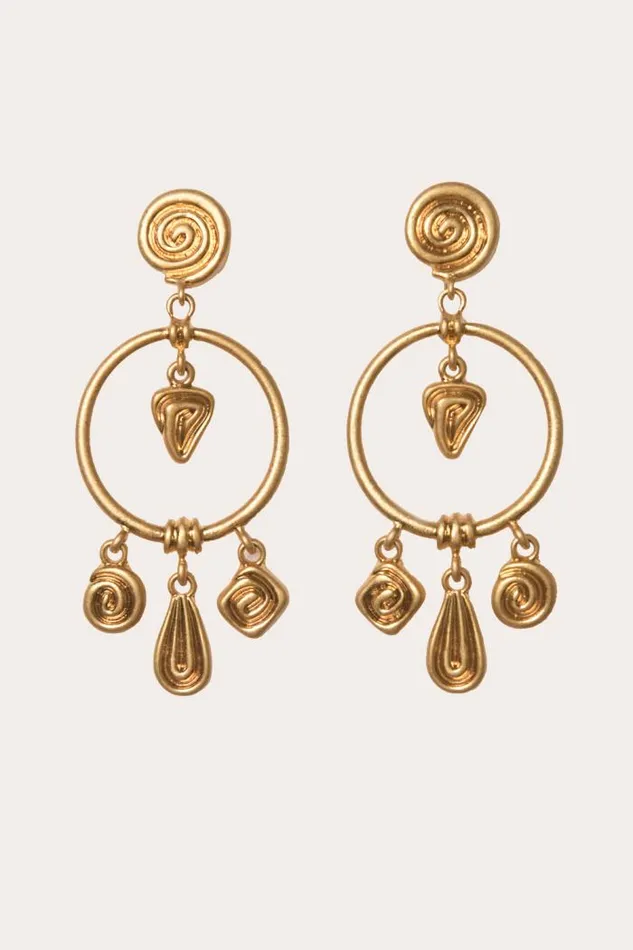 Rixo Jewellery Women Thome Earrings Gold