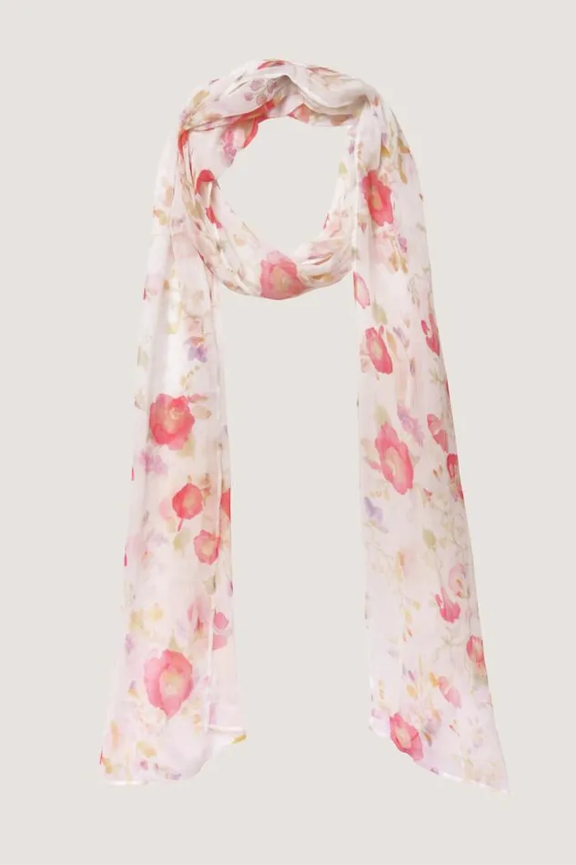 Rixo Scarves Women Julien Scarf Waterblossom Ivory