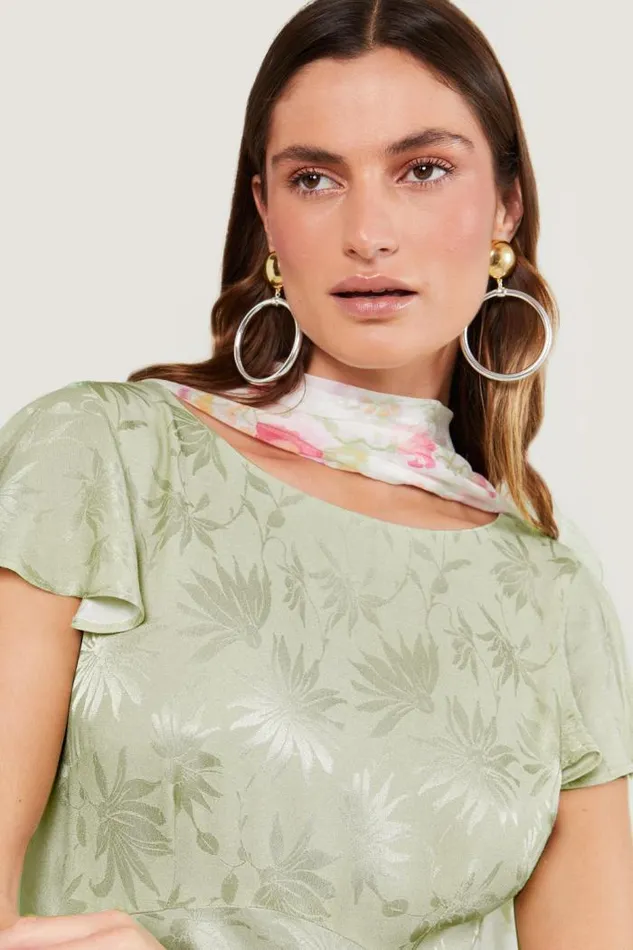 Rixo Scarves Women Julien Scarf Waterblossom Ivory