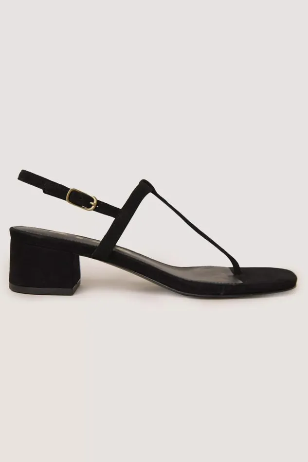 Rixo Shoes Women Mads Suede Sandals Black