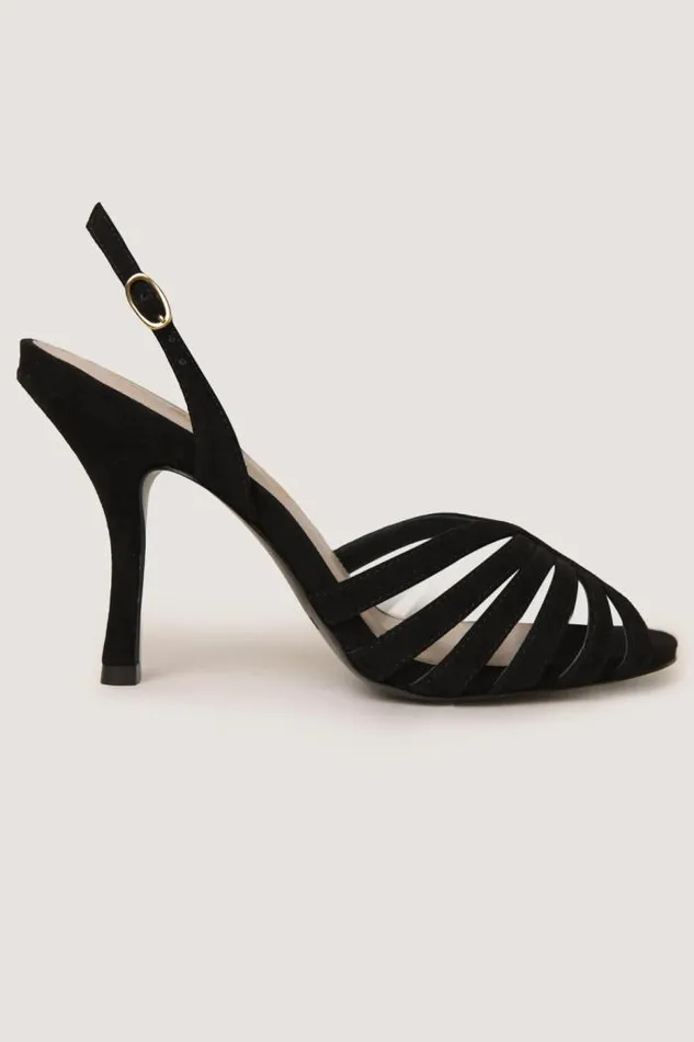 Rixo Shoes Women Mavi Suede Sandals Black