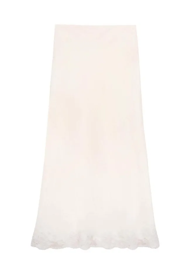 Rixo Skirts Women Crystal Midi Skirt Cream