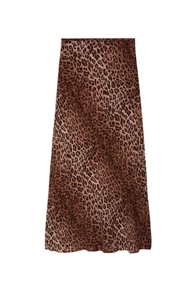 Rixo Skirts Women Kelly Leopard Midi Skirt Leopard