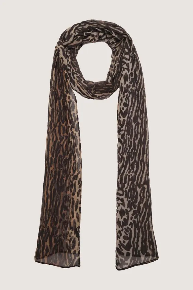 Rixo Staples Women Julien Leopard Scarf Bohemia Leopard