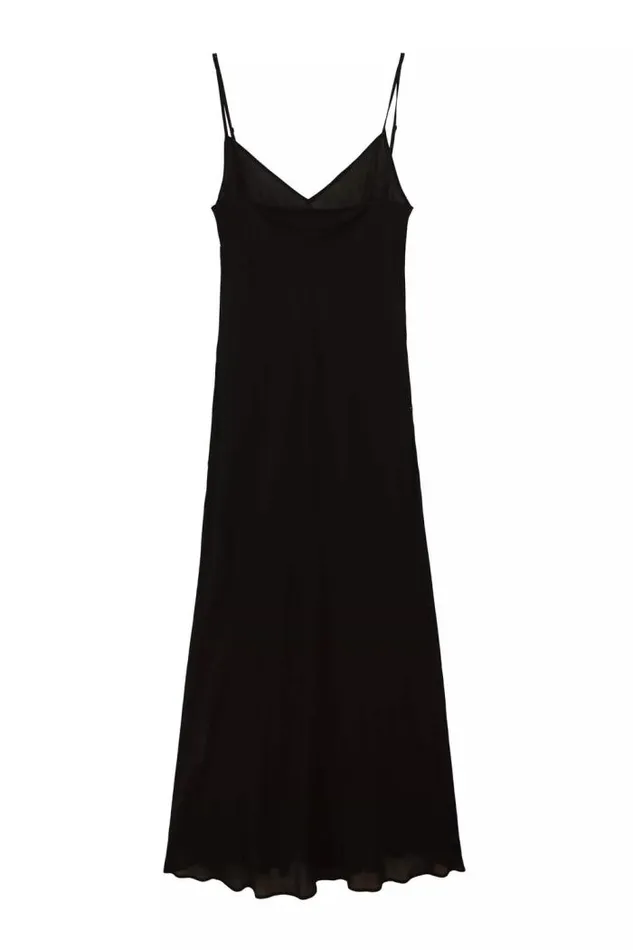 Rixo Staples Women Slip Dress Black