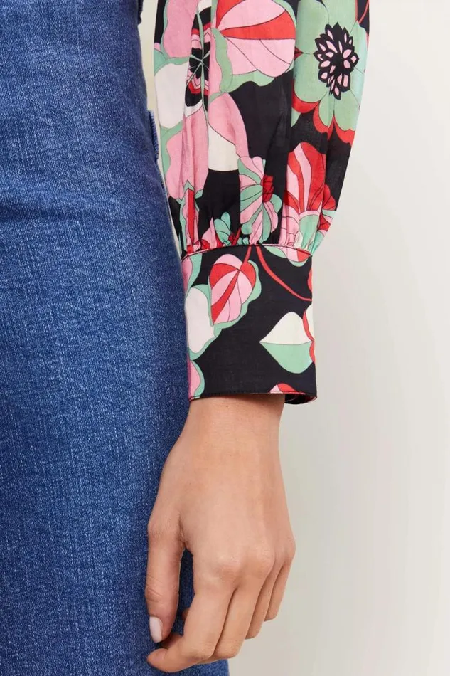 Rixo Tops Women Blake Cotton Shirt Parisian Daisy Multi