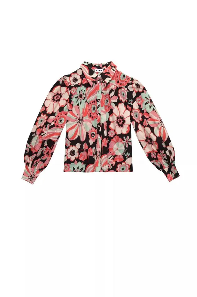 Rixo Tops Women Blake Cotton Shirt Parisian Daisy Multi