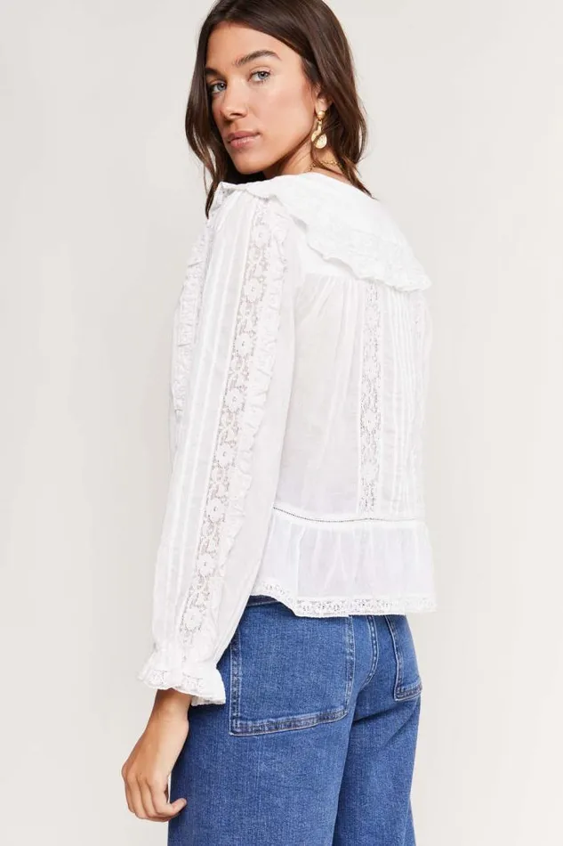 Rixo Tops Women Maribelle Ivory