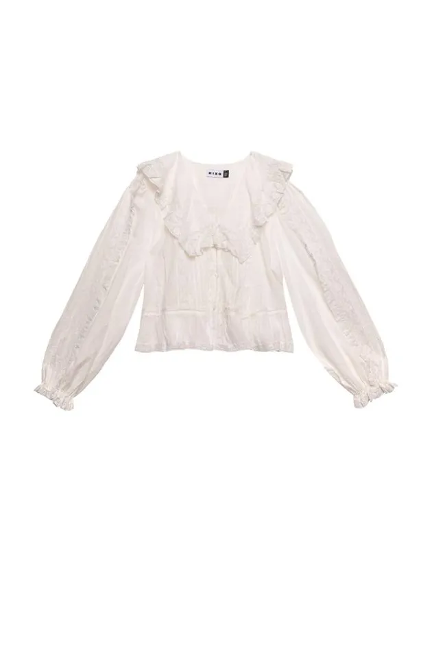 Rixo Tops Women Maribelle Ivory