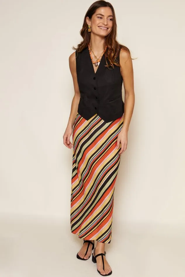Rixo Tops Women Norah Waistcoat Black