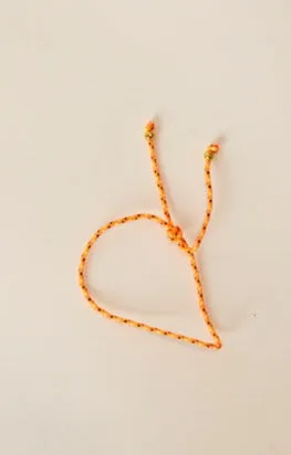 Rope AnkletBracelet Highlighter Yellow Women Natalie Martin