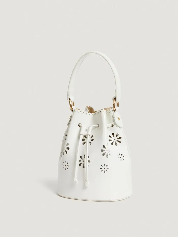 Rouje Bags and Baskets Women Ben Bag Perforre Blanc