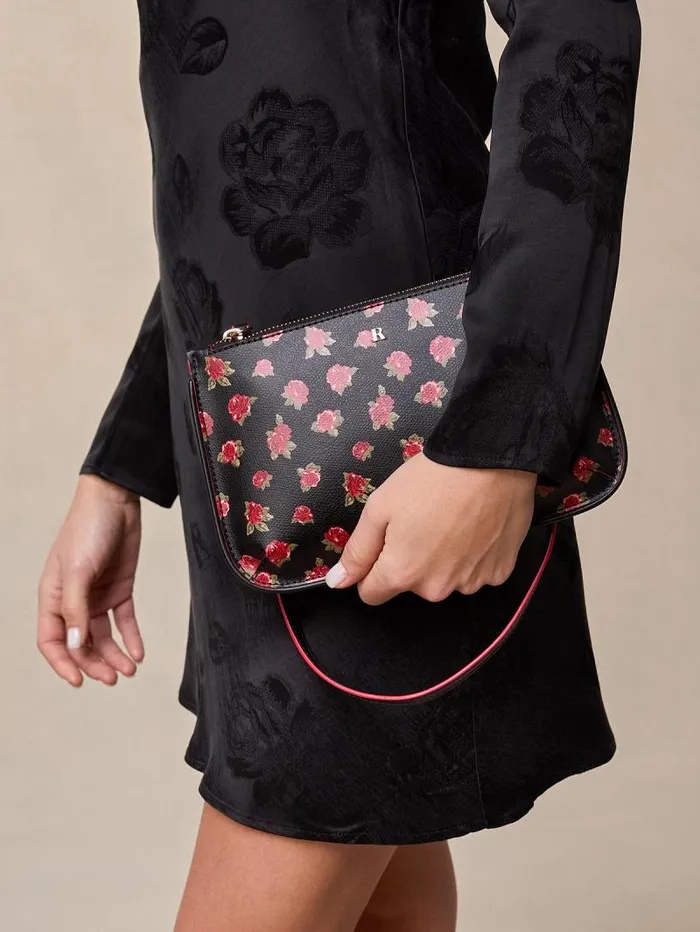 Rouje Bags and Baskets Women Le Mini Bag Fleurs Noir