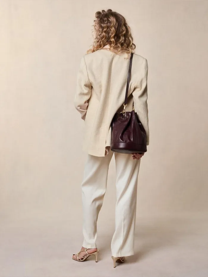 Rouje Bags and Baskets Women Le Mum Bag Cuir Marron
