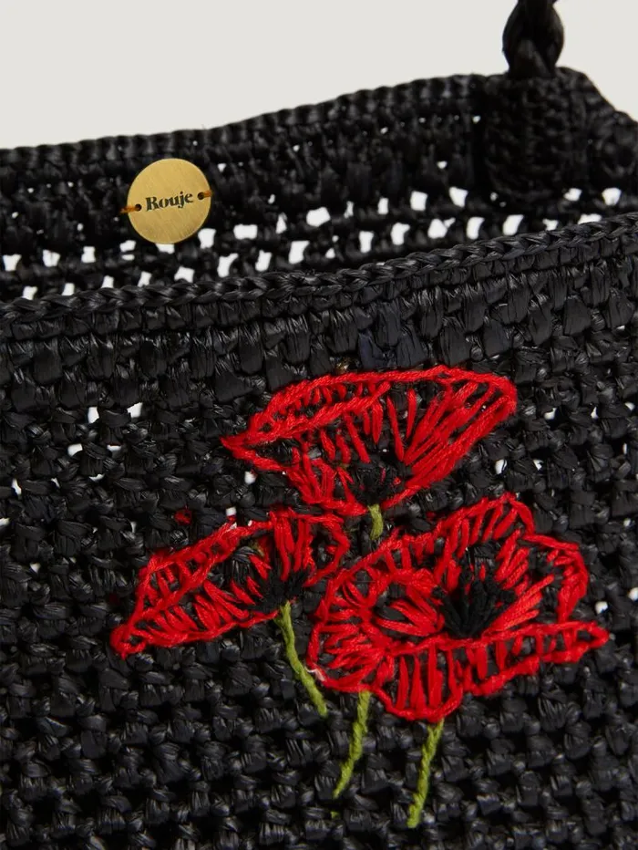 Rouje Bags and Baskets Women Louis Basket Bag Uni Noir