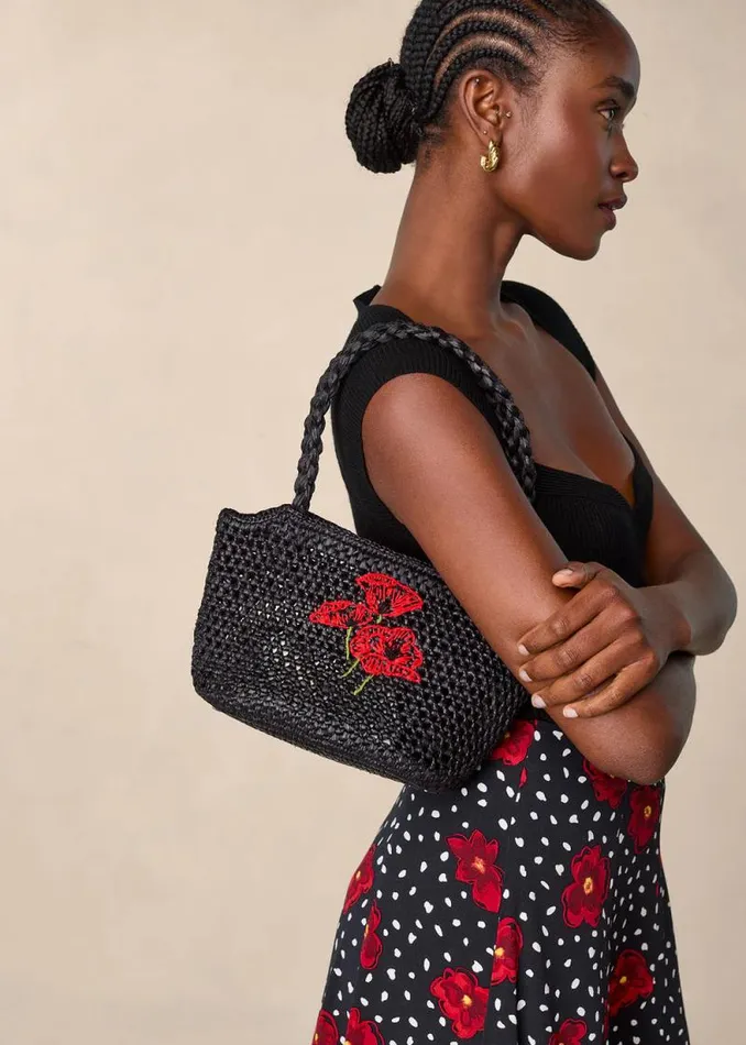 Rouje Bags and Baskets Women Louis Basket Bag Uni Noir