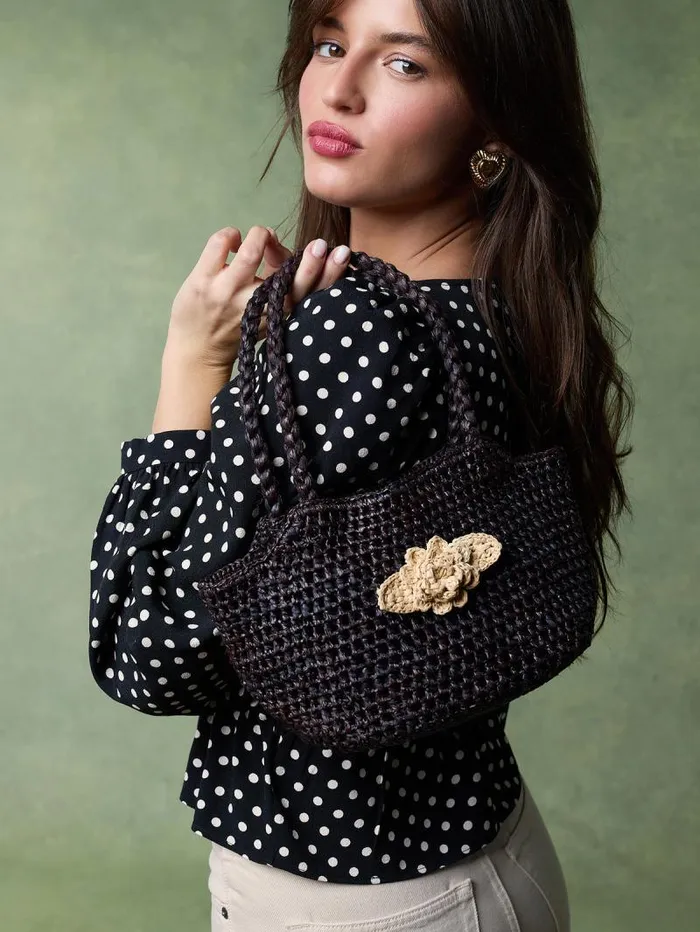 Rouje Bags and Baskets Women Rania Basket Bag Uni Noir