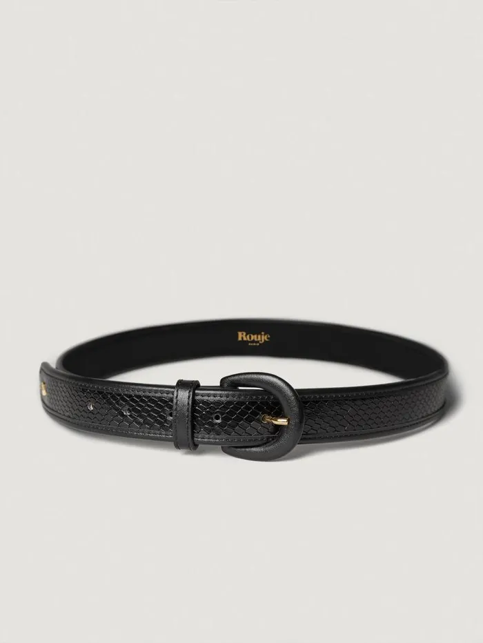 Rouje Belts Women Cooper Belt Noir