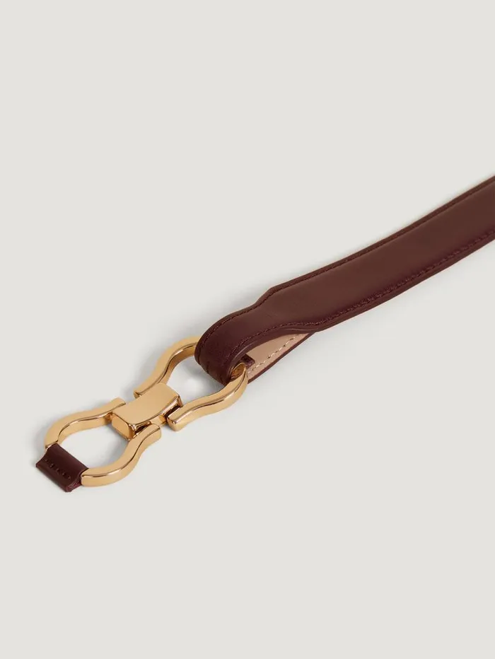 Rouje Belts Women Laure Belt Cuir Bordeaux