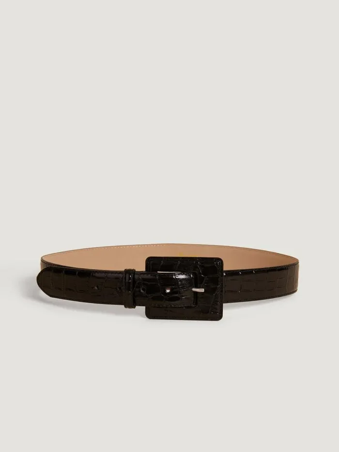 Rouje Belts Women Nawel Belt Croco Noir