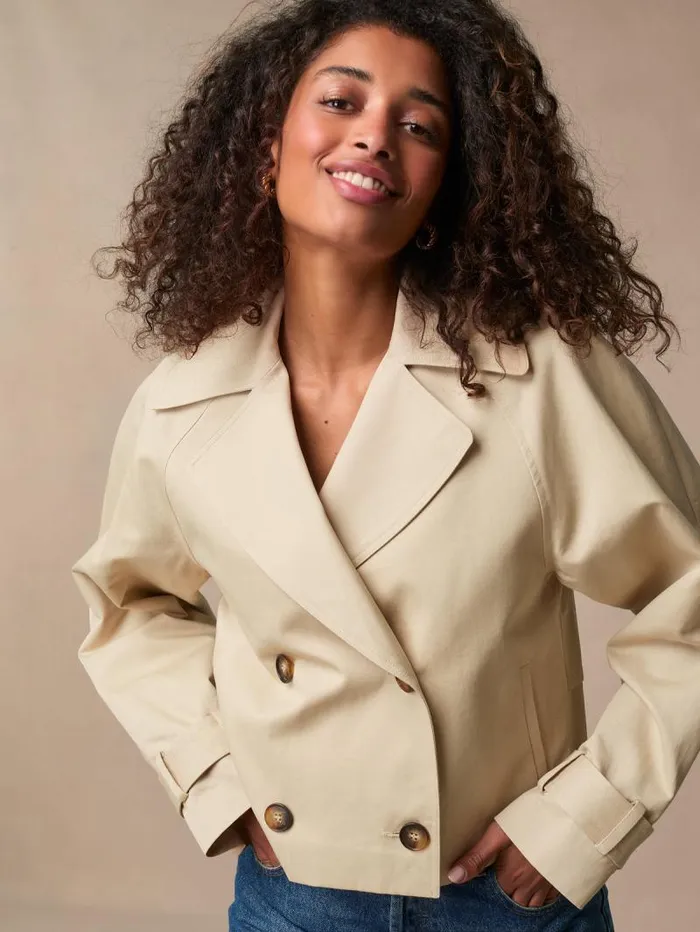 Rouje Coats and Jackets Women Fabian Jacket Gabardine Beige