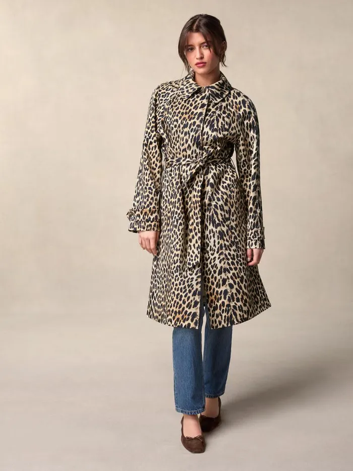 Rouje Coats and Jackets Women Finn Trench Coat Gabardine Beige