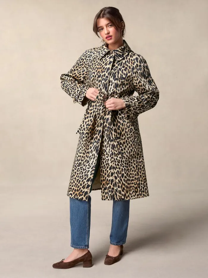 Rouje Coats and Jackets Women Finn Trench Coat Gabardine Beige